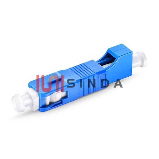 LC to SC female to male fiber optic adapter