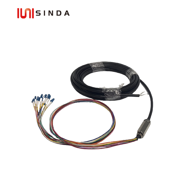 Pre-con Service Cable All dielectric 12 fibers G652-D SM cable